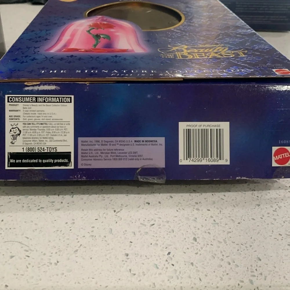 NIB Disney Signature Collection Beauty and the Beast Belle Doll in Gold Dress - Picture 6 of 8